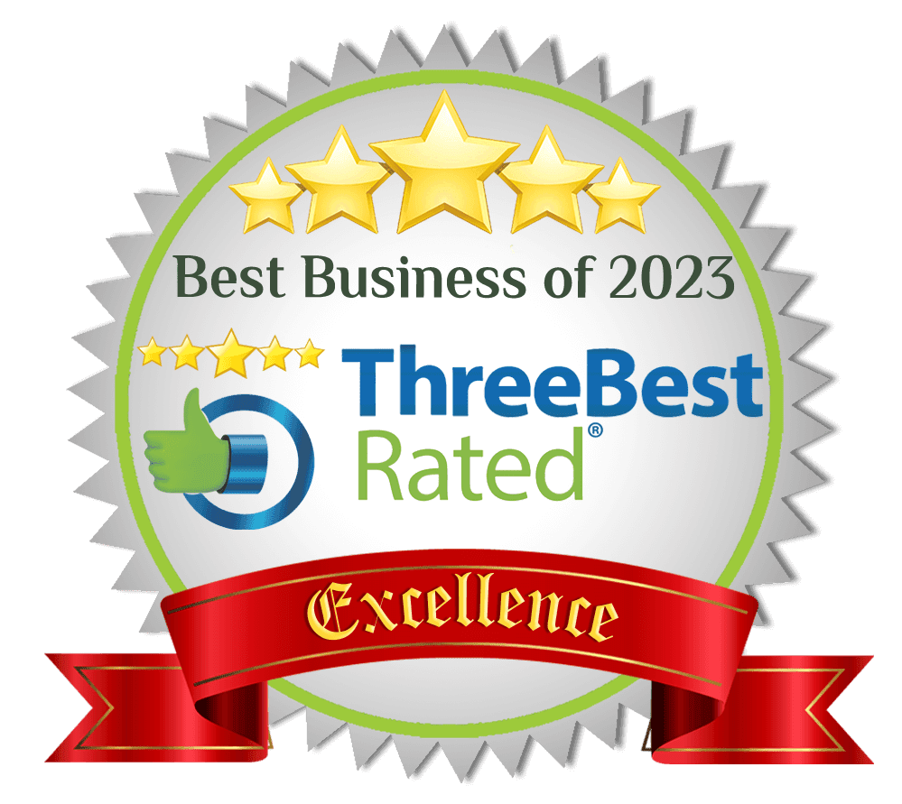 Three Best Rated 2023 — Best Business of 2023, Excellence